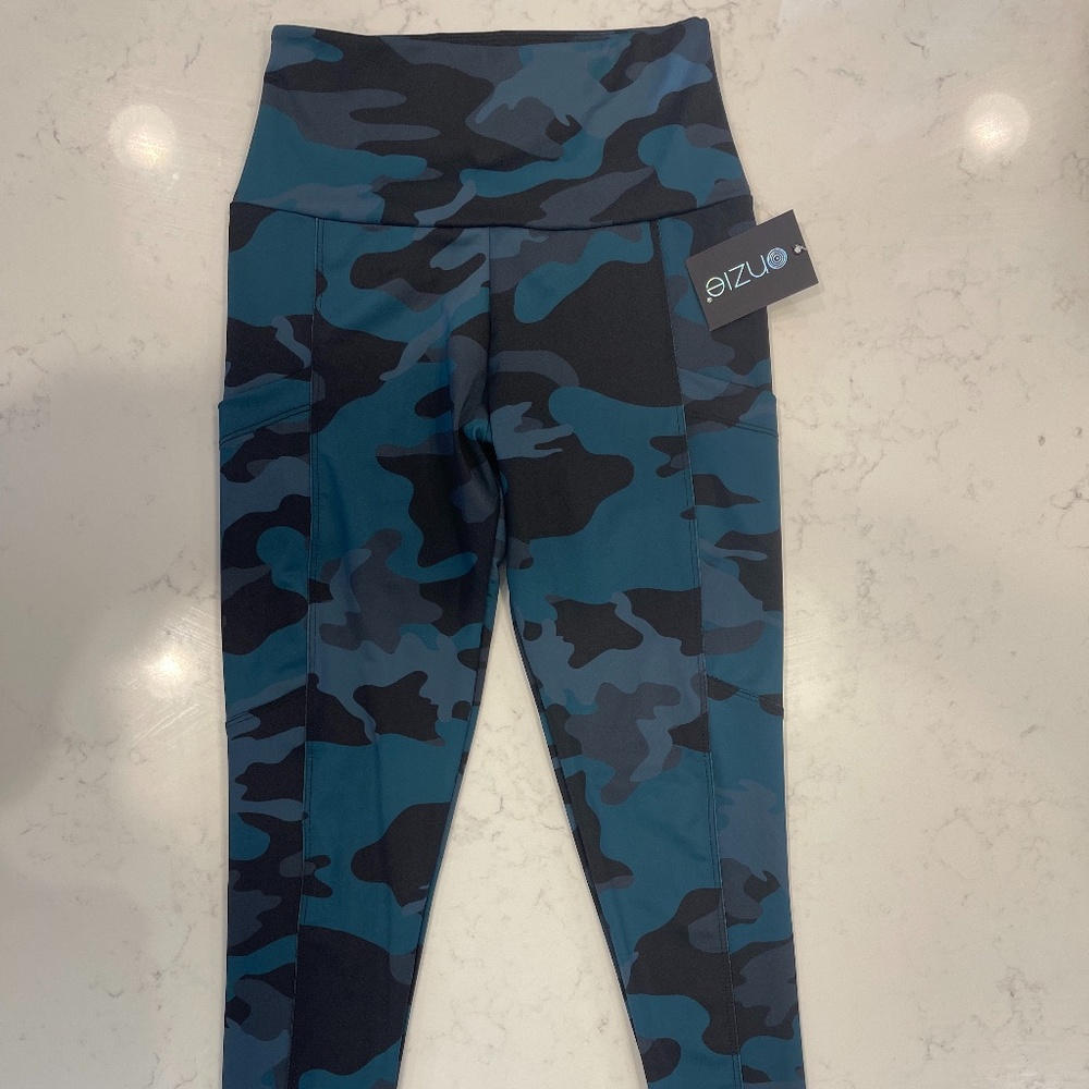 ONZIE HIGH RISE MIDI LEGGING - COMBAT CAMO NWT